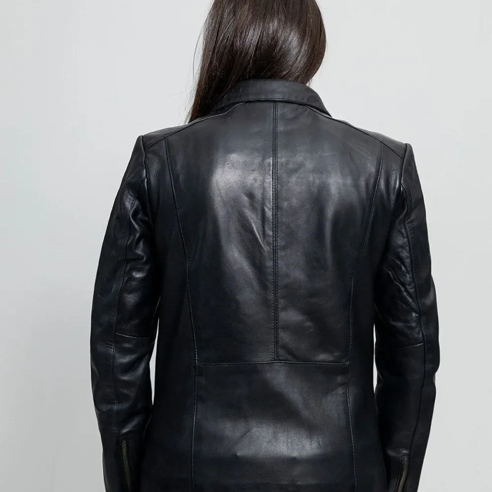 Patricia Womens Fashion Leather Jacket